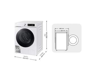 LVD.SEC. SAMSUNG WD11DB7B85GWU3 11/6KG 1400R