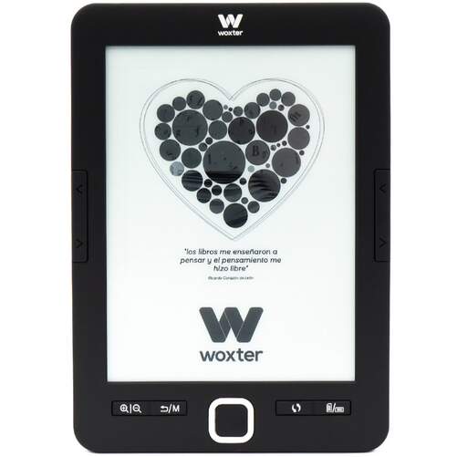 E-Book Woxter Scriba 195 EB26-075 - Pantalla 6", 4GB, Negro