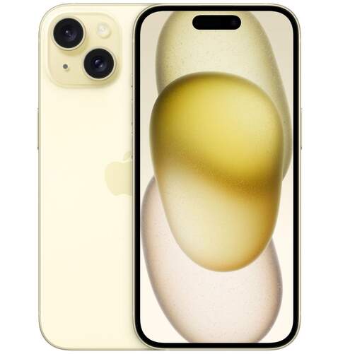 Apple iPhone 15 512 GB Amarillo - 6,1", 5G, C&aacute;mara dual 48 Mpx, Chip A16