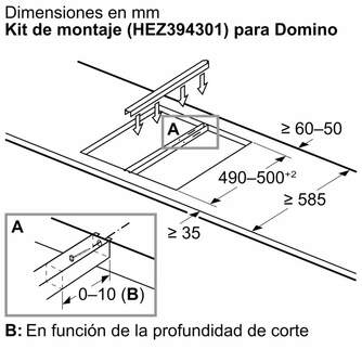 ENCIM. BOSCH PKF375FP2E 30CM 2F VITRO