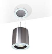 Campana Cata Isla Moon 9203 - 600 m3/h, 3 Velocidades, Clase C, 48 dB, Inox