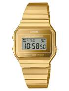 Reloj Casio Vintage A700WEVG-9AEF - Dorado, con iluminaci&oacute;n, cron&oacute;metro, calendario, alarma