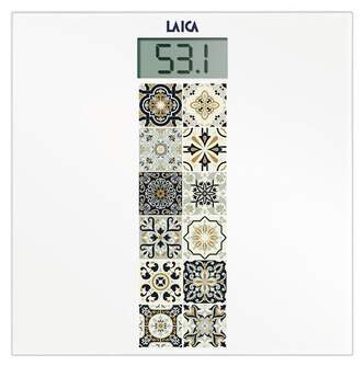 BASCULA LAICA PS1082N CRISTAL 30x30 PILAS