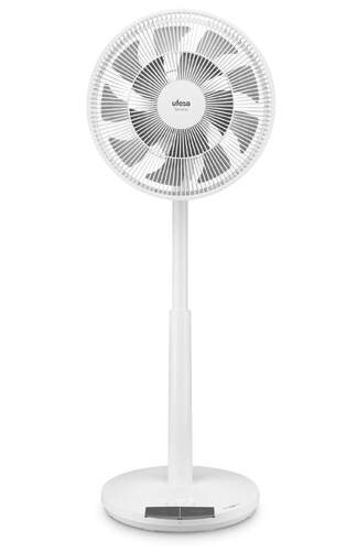 Ventilador de Pie Ufesa Sendai - 14 aspas, 24W, Alto 110cm, &Oslash;40 cm, 12 Velocidades, 3 Modos, Mando