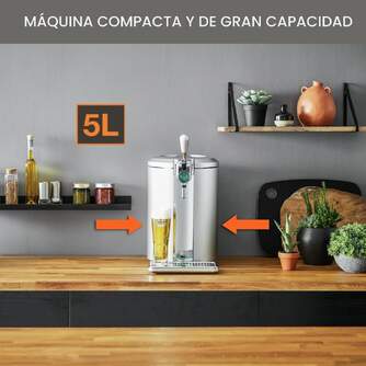 TIRADOR CERVEZA KRUPS VB452E BEERTENDER COMPACT