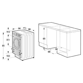 LVD. HISENSE WF3M841BWIES 8K INTEGRABLE