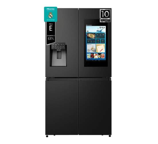 Frigorífico Americano Hisense RQ760N4IFE - 179x92x73 cm, 4 Puertas, No Frost, Clase E, Dispensador