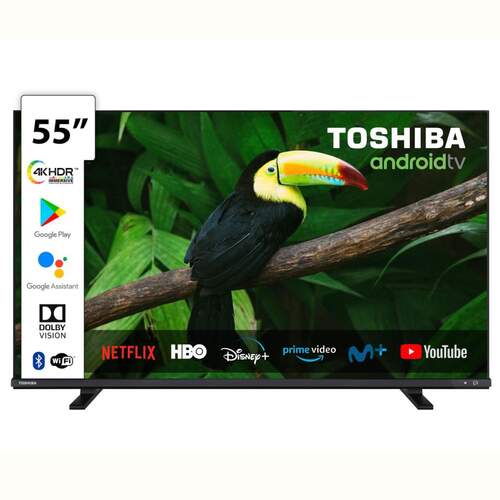 TV Toshiba 55" 55UA4C63DG - UHD 4K, Android TV, Smart TV, HDR, Chromecast, Dolby Vision