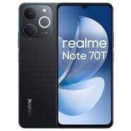 Realme Note 70T 4/64 GB Negro - 6,74", carga r&aacute;pida con 6000 mAh, 50+13 MP, Bluetooth 5.4