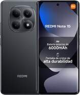 Xiaomi Redmi Note 15 6/128 GB Negro - 6,77", Helio G100 Ultra, 6000 mAh, Triple c&aacute;mara 108 MP