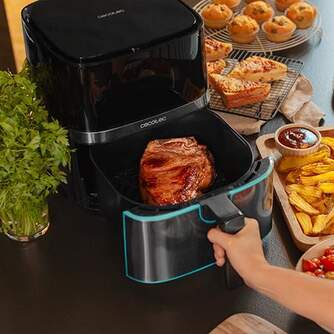 FREIDORA AIRE CECOTEC 5500 PRO 5,5L DIG INOX 3315