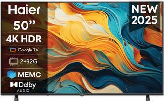 TV HAIER 50%%%quot; H50K85FUX UHD GOOGLETV DOLBY AUDIO