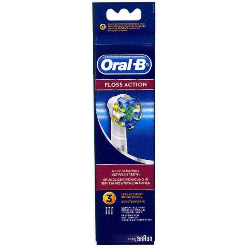 Recambio dental Oral-B EB-25-3 - FFS floss Action, filamentos micropulse e indicadores