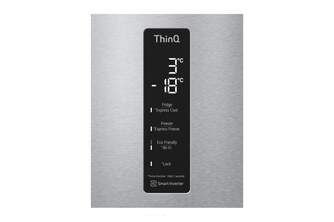 FRICOM. LG GBB71NSUGN 186x60 NF INOX DISPL METALFR