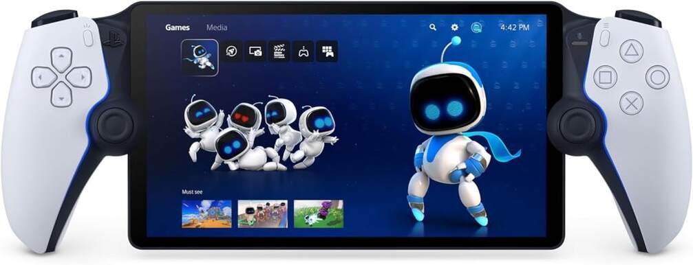 Sony PlayStation PS Portal Remote Player - Pantalla de 8", Full HD, Blanco y negro