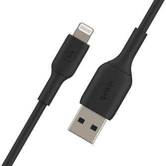 CABLE BELKIN LIGHTNING a USB A 1M CAR.RAPIDA NEGRO