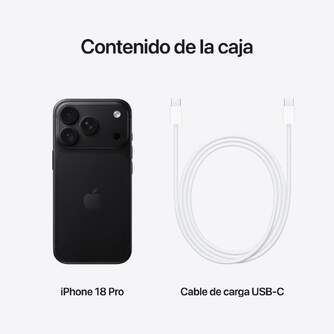 SMARTPHONE APPLE IPHONE 18 PRO 1TB 6,3%%%quot; BLACK