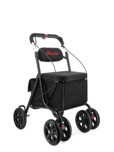 Carro de la compra Rolser KDI001 KDIR LN 4 TOUR - Incluye bolsa, Negro