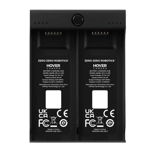 Base de carga para baterías de Dron HOVERAir SP23H008 - Soporte de 2 baterías, carga en 55 min