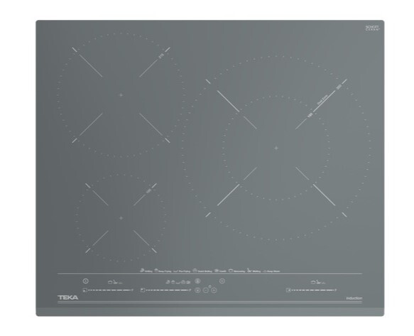 Placa Inducción Teka IZC63630MST 112500019 - 3 Zonas, 7200 W, 9 Potencias, Gris
