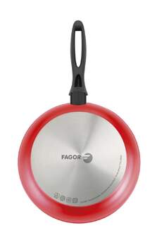 SARTEN FAGOR MAXIMA 24CM ROJO ALU.FORJADO