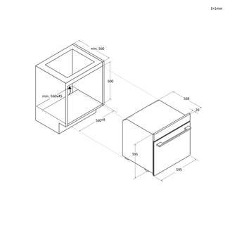 HORNO HAIER H6ID46G3YTB 78L GT PIROLITICO NEGRO