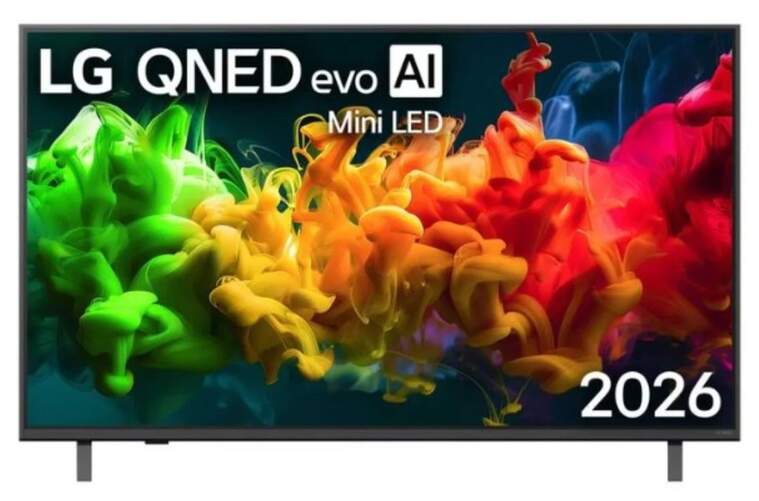 TV LG 43" QNED Evo 43QNED81B6C - 4K Ultra HD, MiniLED, WebOS 26, HDR