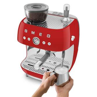 CAFET. SMEG EGF03RDEU MOLIN 20B 1650W EXPRESS ROJA