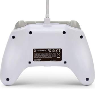 MANDO XBOX POWER A CON CABLE BLANCO