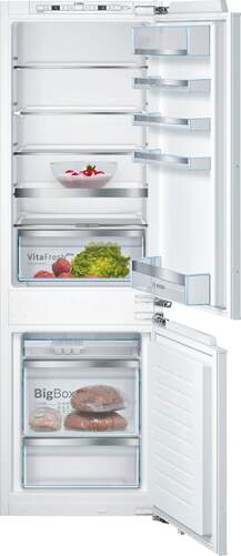 Frigor&iacute;fico Integrable Combi Bosch KIS86AFE0 - 266 litros, 177x56 cm, Clase E, Low Frost