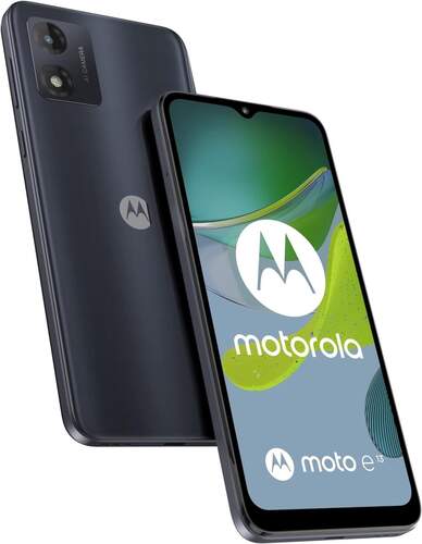 Smartphone Motorola E13 - 8/128 GB, Pantalla 6,5", Negro
