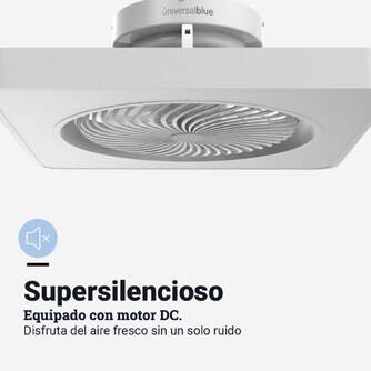 VENTILADOR TECHO U.BLUE SOLANO 7048W DC WIFI 48CM