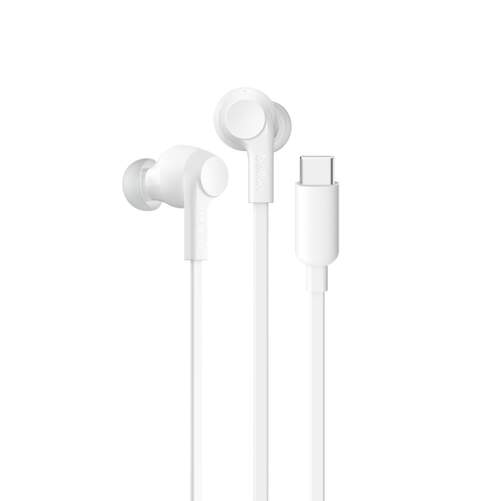 Auriculares Belking Soundform Blancos - Cancelaci&oacute;n activa de ruido, conector USB-C, botones volumen
