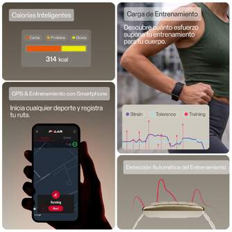SMART BAND POLAR LOOP GEN2 GLD/BEI SIL S-M