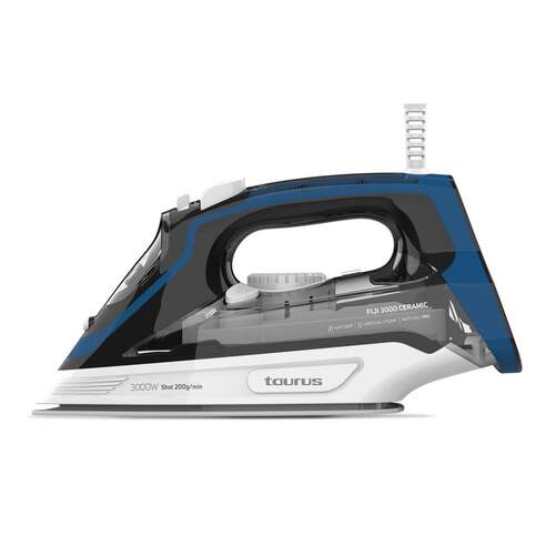 Plancha Taurus FIJI 3000 - 3000W, Vapor 45-200gr/min, Suela Cerámica