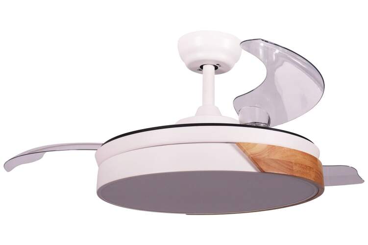 Ventilador Techo FM VR1000 - Motor 69W DC, Diametro 107cm, Mando, Temporizador, Blanco