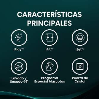 LVD.SEC. HISENSE WD5I1245BWR 12/8K DSP ATD WIFI