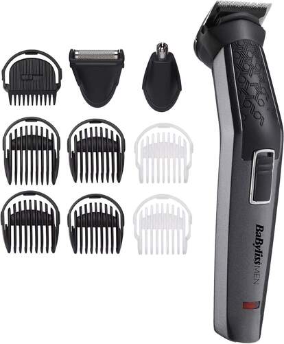 Cortapelos Babyliss MT727E - Recortadora Multiusos, Cuchillas de Titanio de Carbono