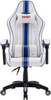 SILLA GAMING NASA ATLANTIS BLANCA/AZUL
