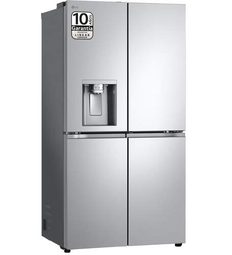 Frigor&iacute;fico Americano LG GMJ960MBJE - Clase E, 638 L, 180x92 cm, 4 Puertas, Dispensa Agua, Inox
