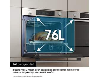 HORNO SAMSUNG NV7B4430ZASU1 76L PIRO INOX DUALCOOK