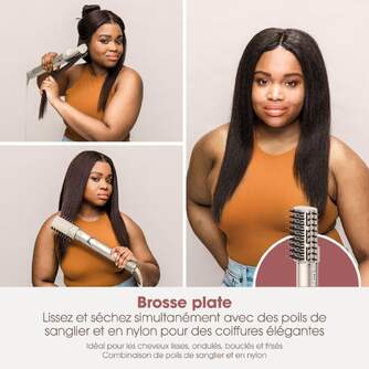 SECADOR SHARK HD446SLEU 5EN1 1400W CHAMPGNE