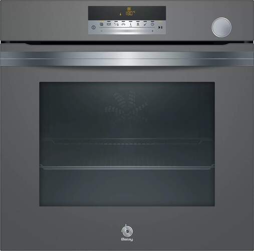 Horno Vapor Balay 3HA5378A1 - Clase A, 14 Funciones, AutoChef, Aqualisis, Raíles Comfort, Gris