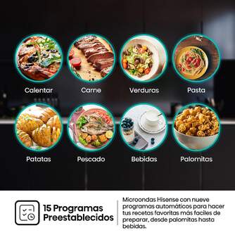 MICR. HISENSE BIM320G41X 20L INOX GRILL INTEGRABLE