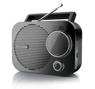 RADIO PORTATIL MUSE M-050R FM/AM NEGRO