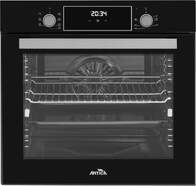 Horno Multifunción Artica AHB82281BK - 80 L, con Display, cristal negro