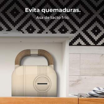 SANDWICH. CECOTEC ROCK%%%#39;NTOAST RETRO ONE BEIGE 1309