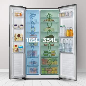 FRI. HISENSE RS677N4BIE 178x91 NF INOX DSP