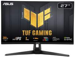Monitor Asus 27" VG279QM1A - Full HD, Panel IPS, 280 Hz, tiempo respuesta 1 ms, HDMI