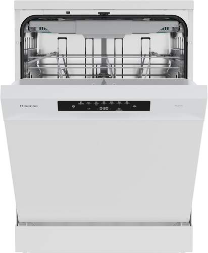 Lavavajillas Hisense HS643B90W - 15 Servicios, 44 dB, programa autom&aacute;tico, secado extra, Clase B